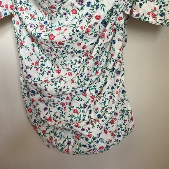 Lovers + Friends Ditsy Floral Long Sleeve Ruched Mini Dress Lovers and Friends - Picture 5 of 10